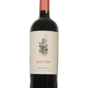 Botella de ACCURO Cabernet Franc de ACCURO WINES S.A. vista frontal