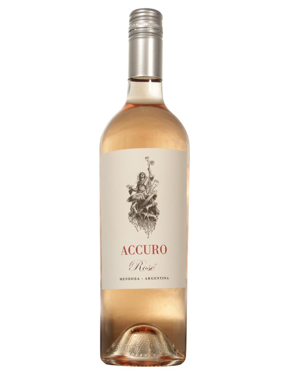 Botella de Accuro Rosé Malbec de ACCURO WINES S.A. vista frontal
