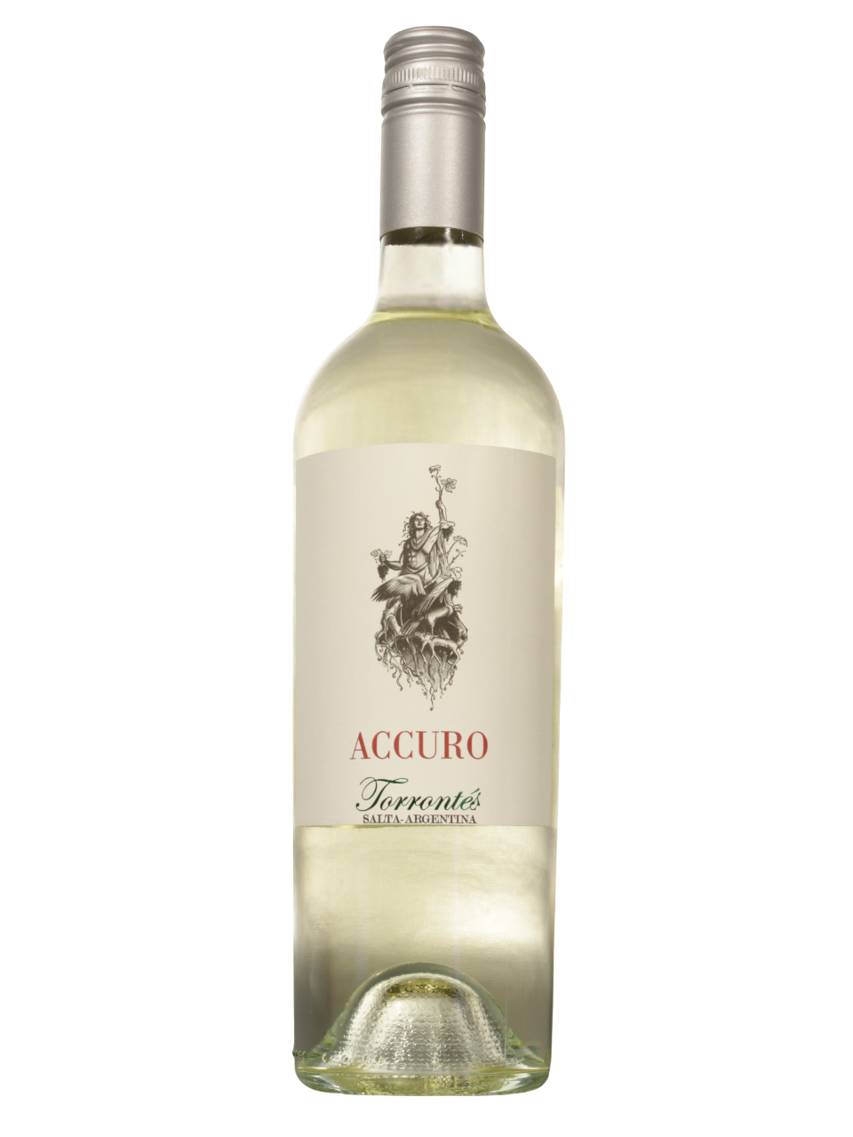 Botella de Accuro Torrontés de ACCURO WINES S.A. vista frontal
