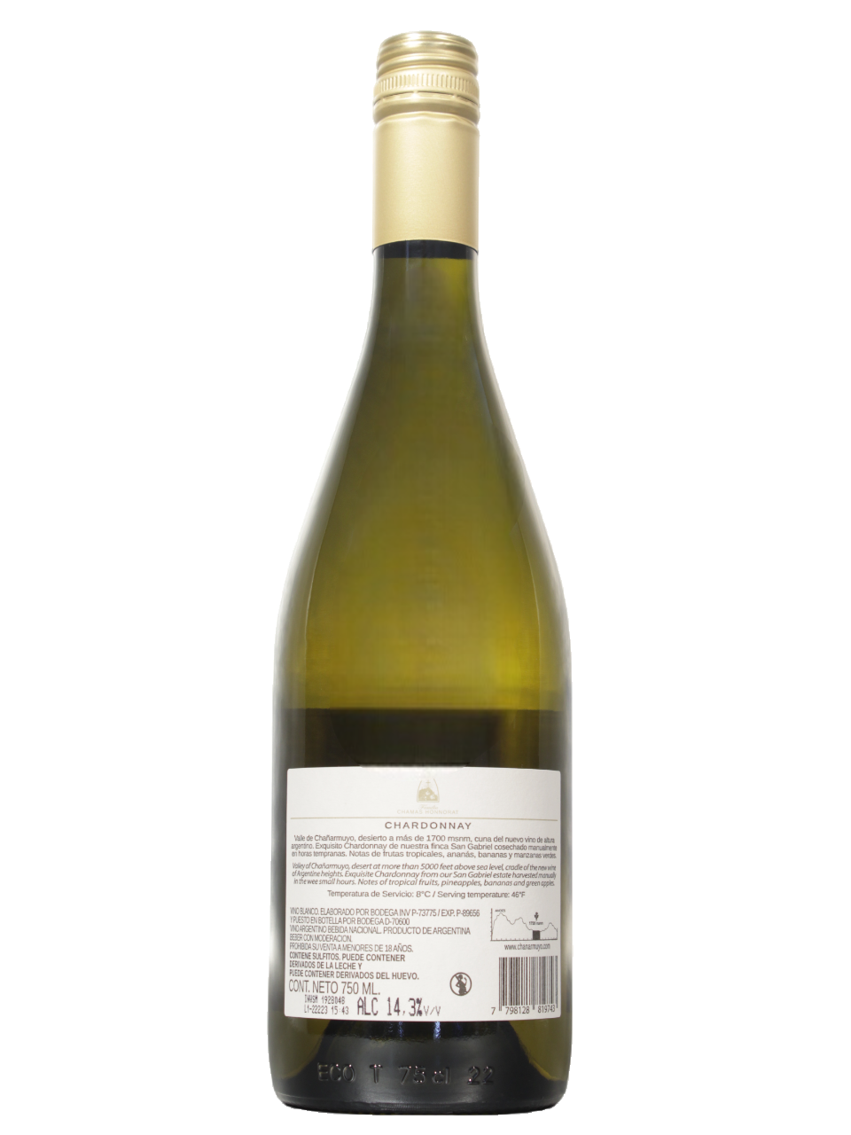 Chañarmuyo Chardonnay Dorso Chañarmuyo Chardonnay Dorso