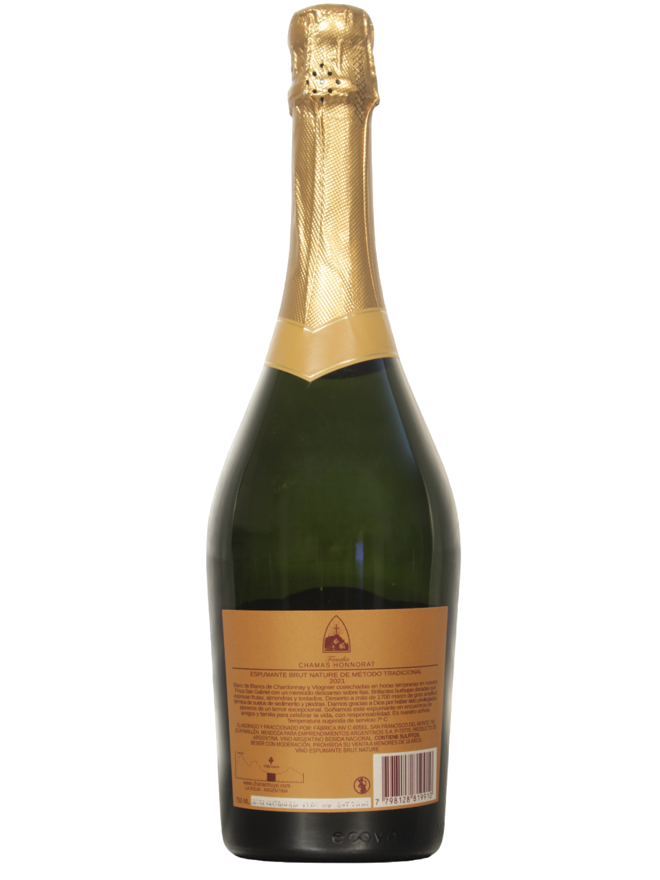 Chañarmuyo Cuveé Brut Nature Dorso Chañarmuyo Cuveé Brut Nature Dorso
