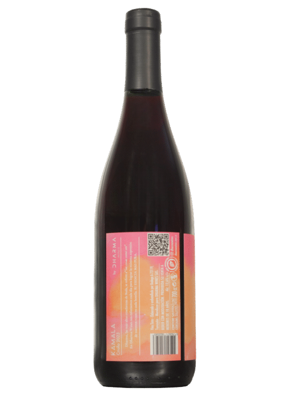 Kamala Criolla Dorso Botella Kamala Criolla Vino Natural de Dharma Wines dorso