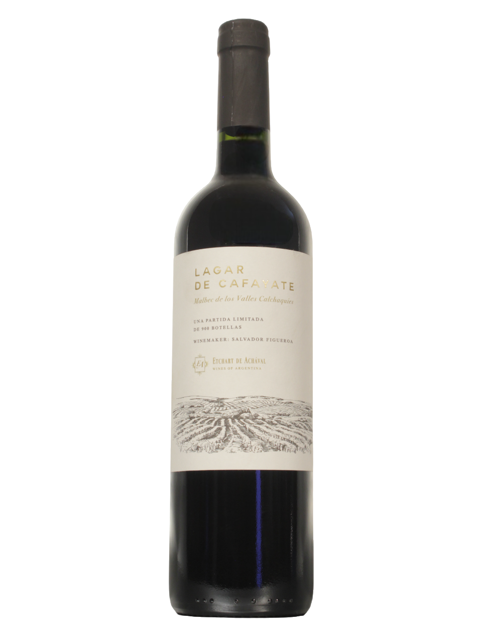 Botella de Lagar de Cafayate Malbec de C. M. Etchart vista frontal