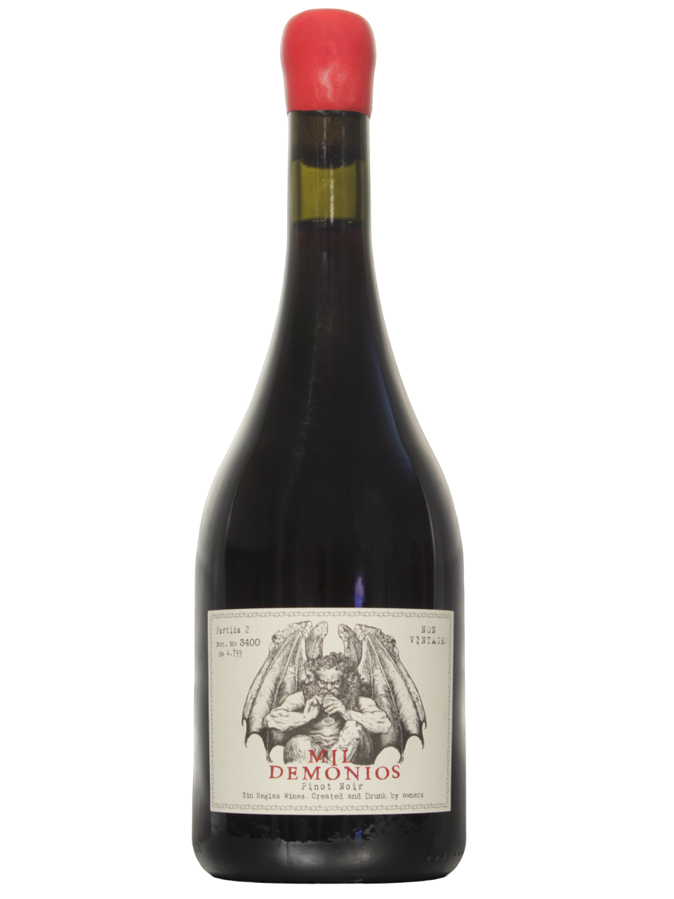 Mil Demonios Pinot Noir Frente