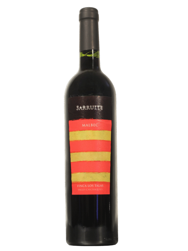 Sarrulle Malbec Frente Botella de Sarrulle Malbec de Finca Los Talas vista frontal