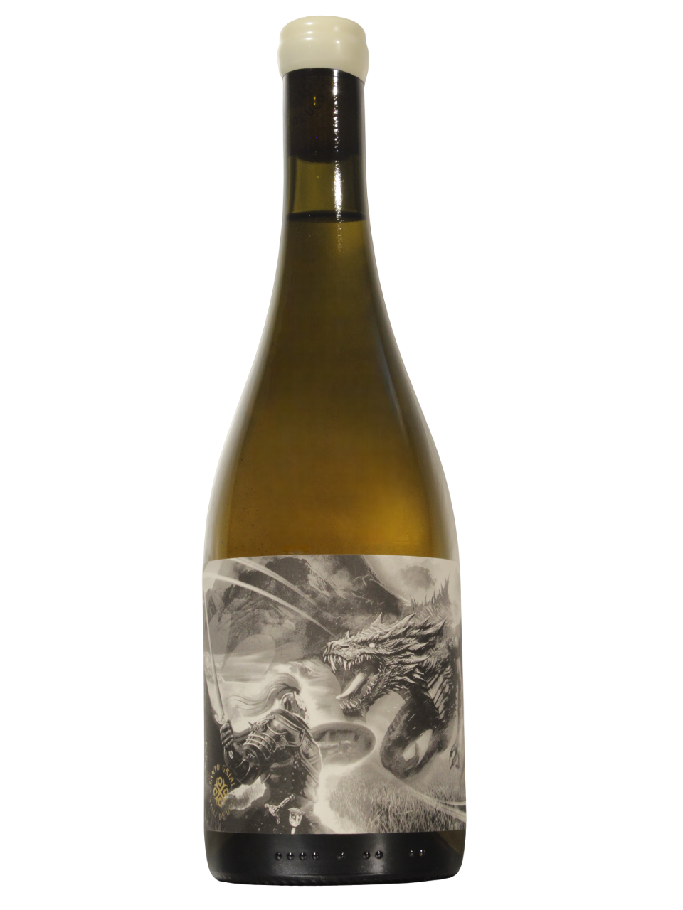 Botella de Sigfrido Blend de Blancas de Santo Grial Wines vista frontal