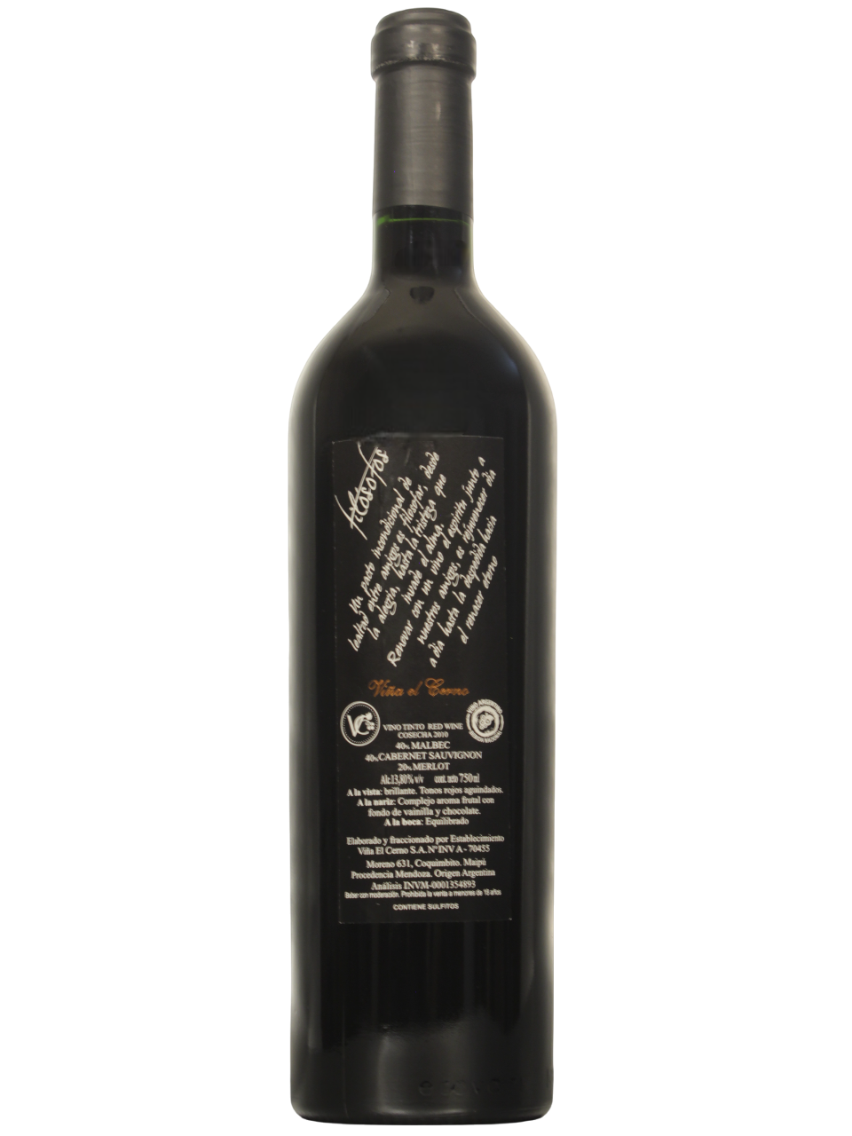 Viña el Cerno Filosofos Blend Dorso Viña el Cerno Filosofos Blend Dorso