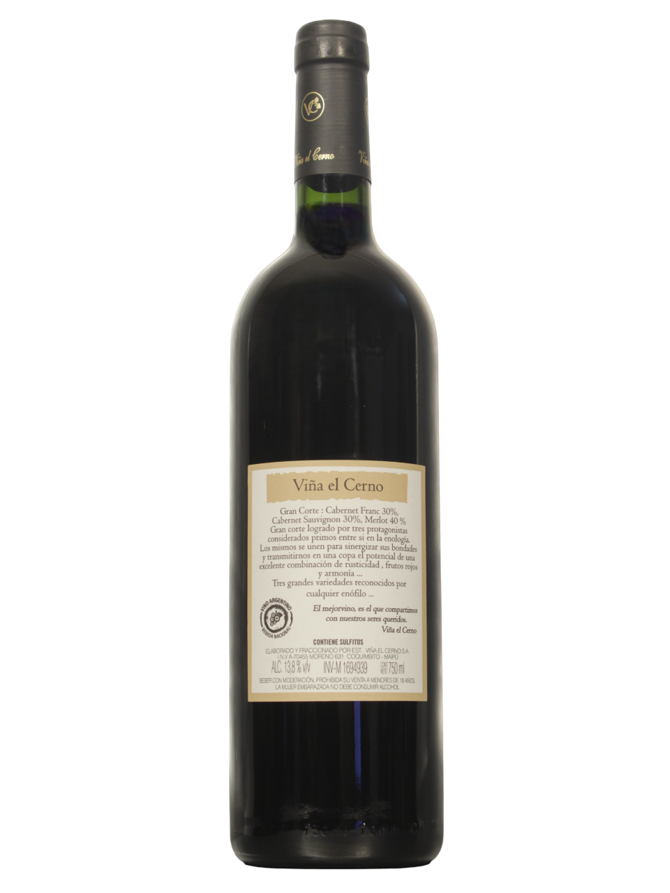 Viña el Cerno Gran Corte Blend Dorso Viña el Cerno Gran Corte Blend Dorso
