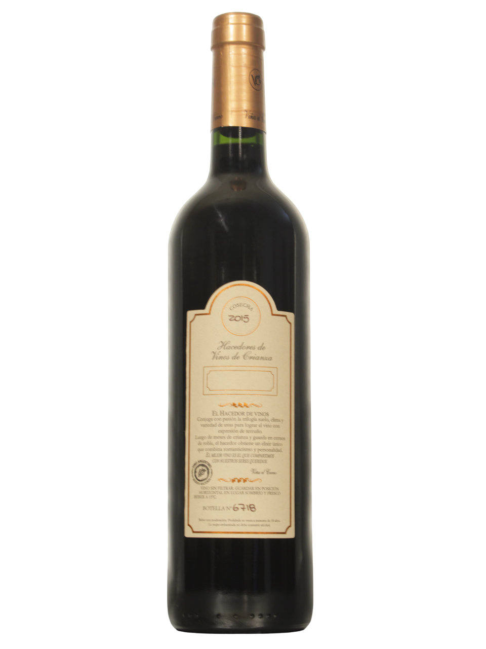 Viña el Cerno Petit Verdot Dorso Viña el Cerno Petit Verdot Dorso