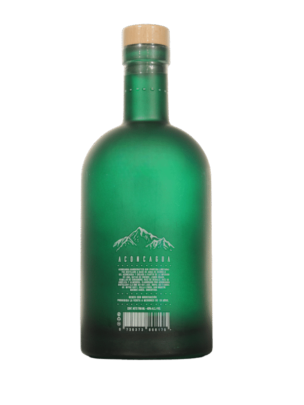 Aconcagua Gin Verde Dorso Aconcagua Gin Lima Lemongrass Edición Verde Dorso