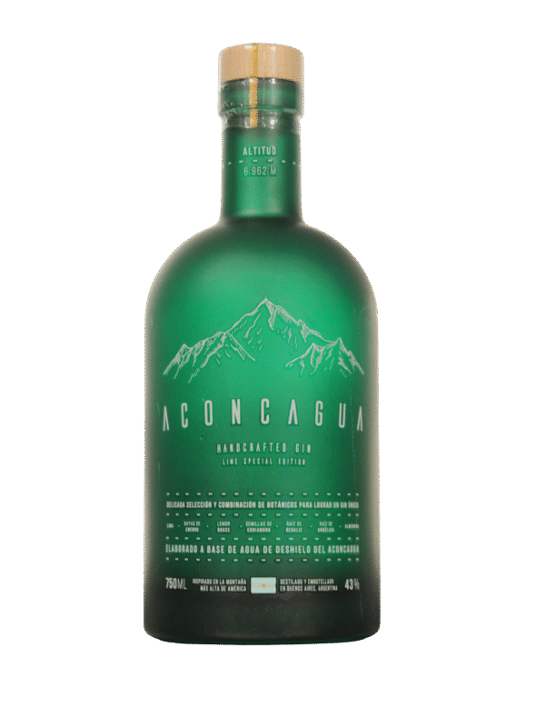 Aconcagua Gin Verde Frente Aconcagua Gin Lima Lemongrass Edición Verde Frente