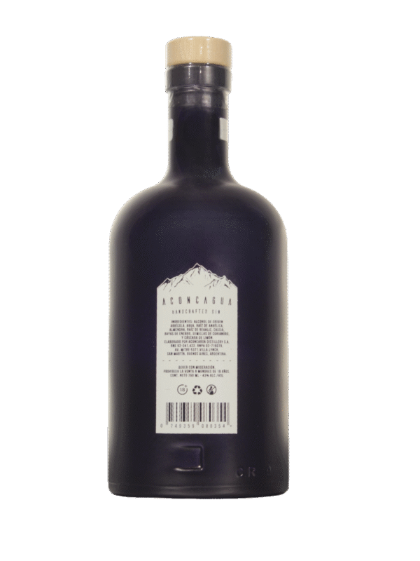Aconcagua Original Blue Edition Dorso Aconcagua Gin Original Edición Azul Dorso