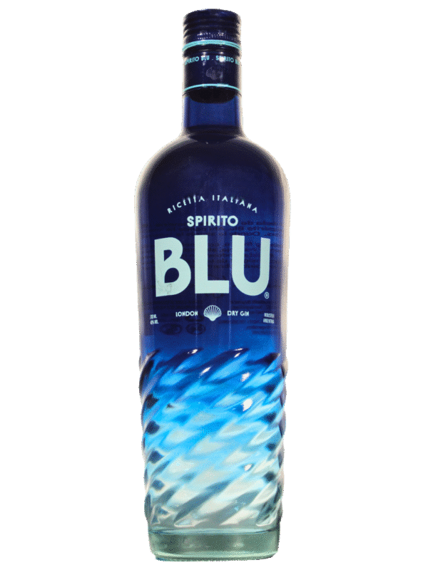 Spirito Blu London Dry Gin Botella Frente