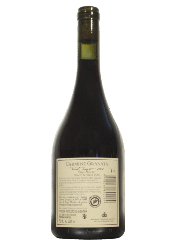 Carmine Granata Pinot Noir Dorso Carmine Granata Pinot Noir Dorso