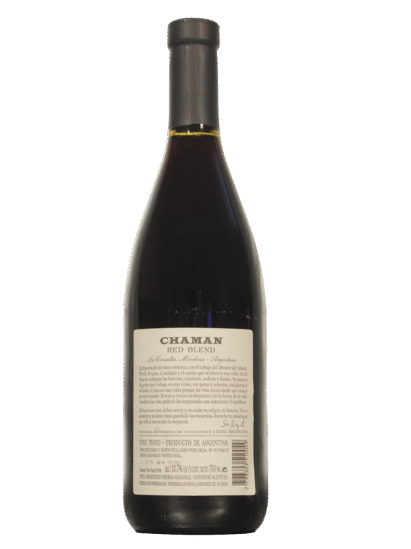 Chaman Blend Dorso Chaman Red Blend Dorso