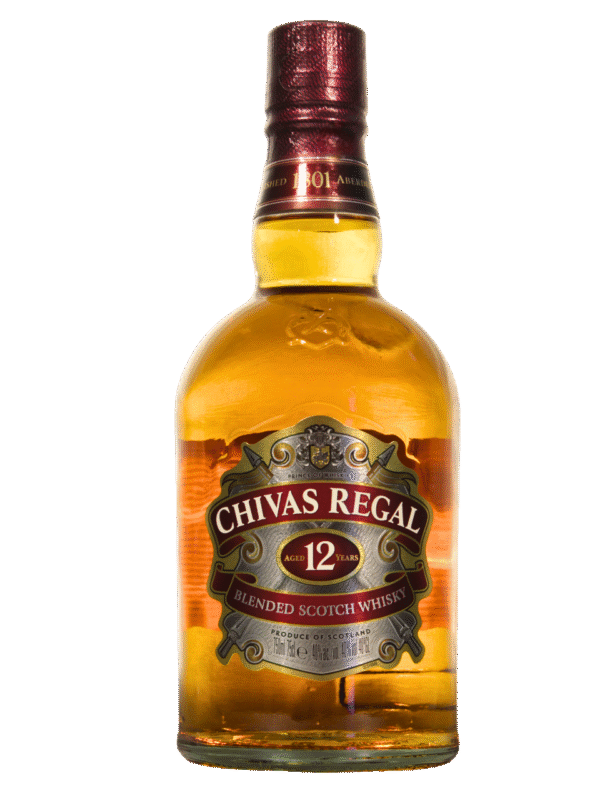 Chivas Regal 12 Años Estuche Botella Frente Chivas Regal 12 Años botella frente