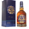 Chivas Regal 18 Años Gold Signature Blended Scotch Whisky estuche y botella
