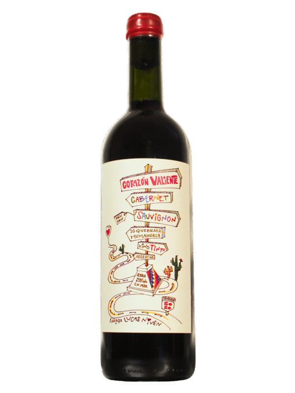 Corazon Valiente Cabernet Sauvignon Frente Corazón Valiente Cabernet Sauvignon Botella Frente