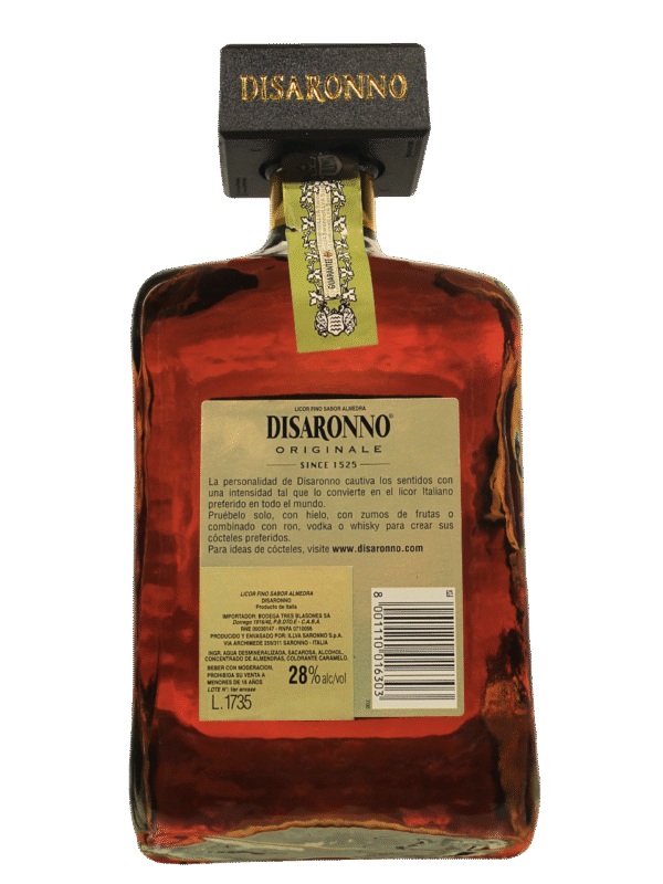 Disaronno Licor Dorso Disaronno Licor Sabor Almendra Dorso