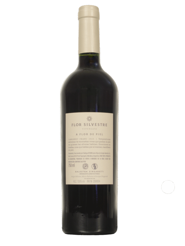 Flor Silvestre Cabernet Franc Dorso Flor Silvestre Cabernet Franc Dorso