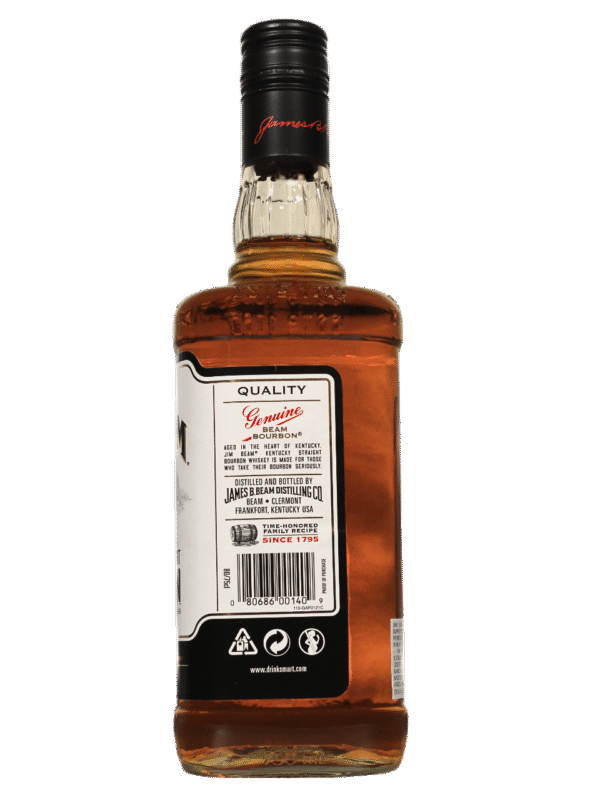 Jim Beam Original Derecha Jim Beam Original Whiskey Americano Lateral Derecho