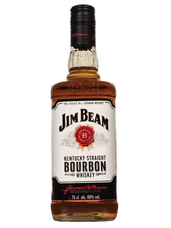 Jim Beam Original Frente Jim Beam Original Bourbon Whiskey Americano Botella Frente