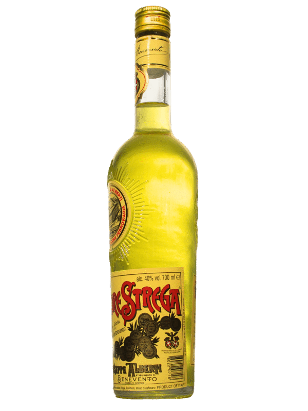 Liquore Strega Derecha Liquore Strega Licor Italiano Lateral Derecho