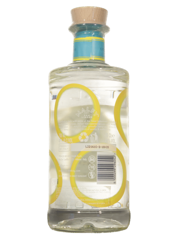 Malfy Limon Dorso Malfy Gin Con Limone dorso botella
