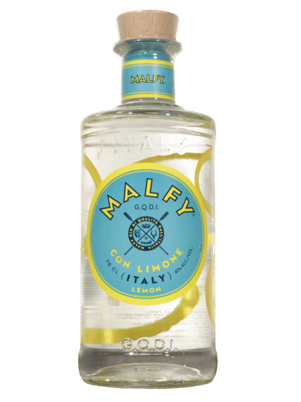 Malfy Limon Frente Malfy Gin Con Limone frente botella