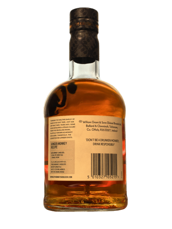 Monkey Shoulder Dorso Monkey Shoulder Triple Malt Whisky Escoces Dorso