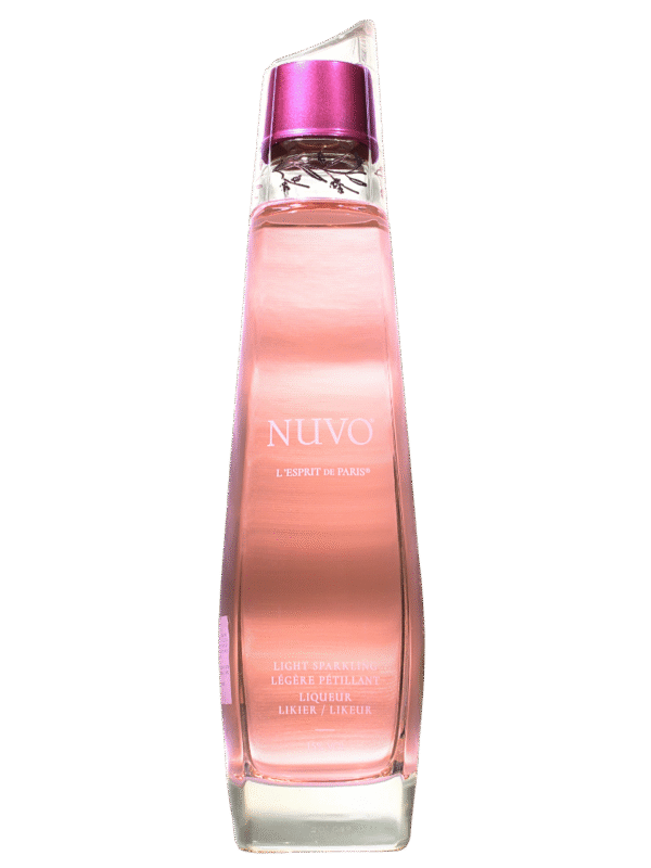 Nuvo Licor Frente Nuvo Licor Rosa Bebida Espumosa Botella Frente