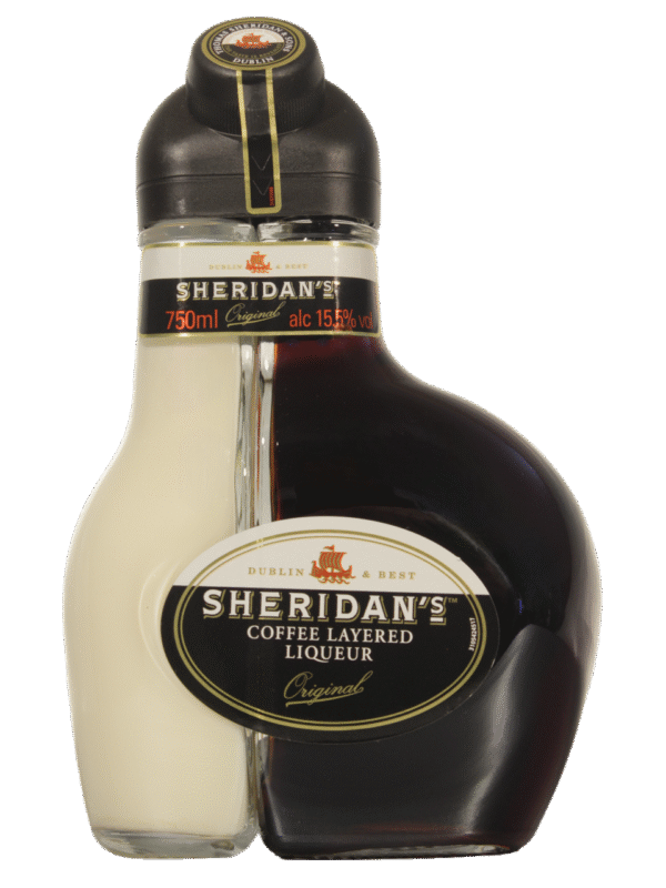 Sheridan´s Frente Sheridan's Licor de Café y Crema botella doble