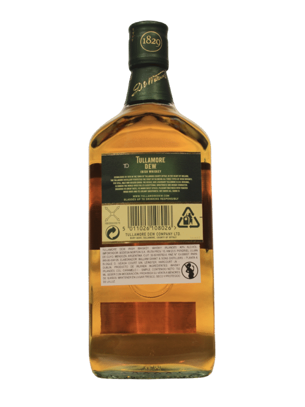 Tullamore Dew Dorso Tullamore Dew Irish Whiskey Dorso